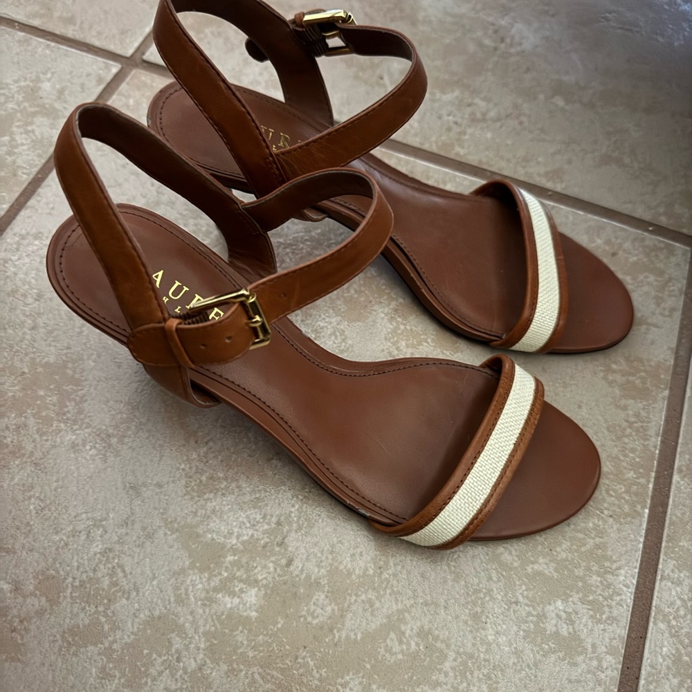 Ralph Lauren brown sandals - Picture 2 of 9